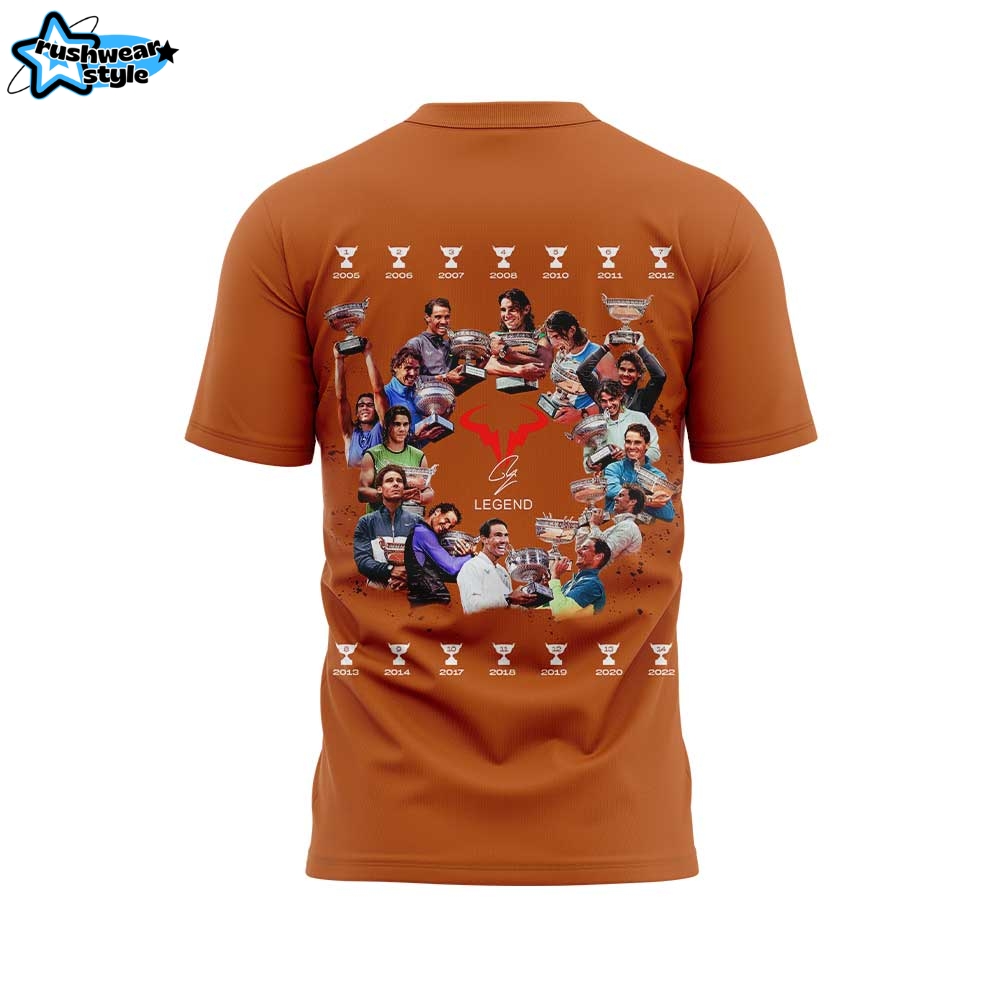 Merci Rafa The King of Clay Orange Shirt - Limited Edition Merci Rafa The King of Clay Orange Shirt - Limited Edition