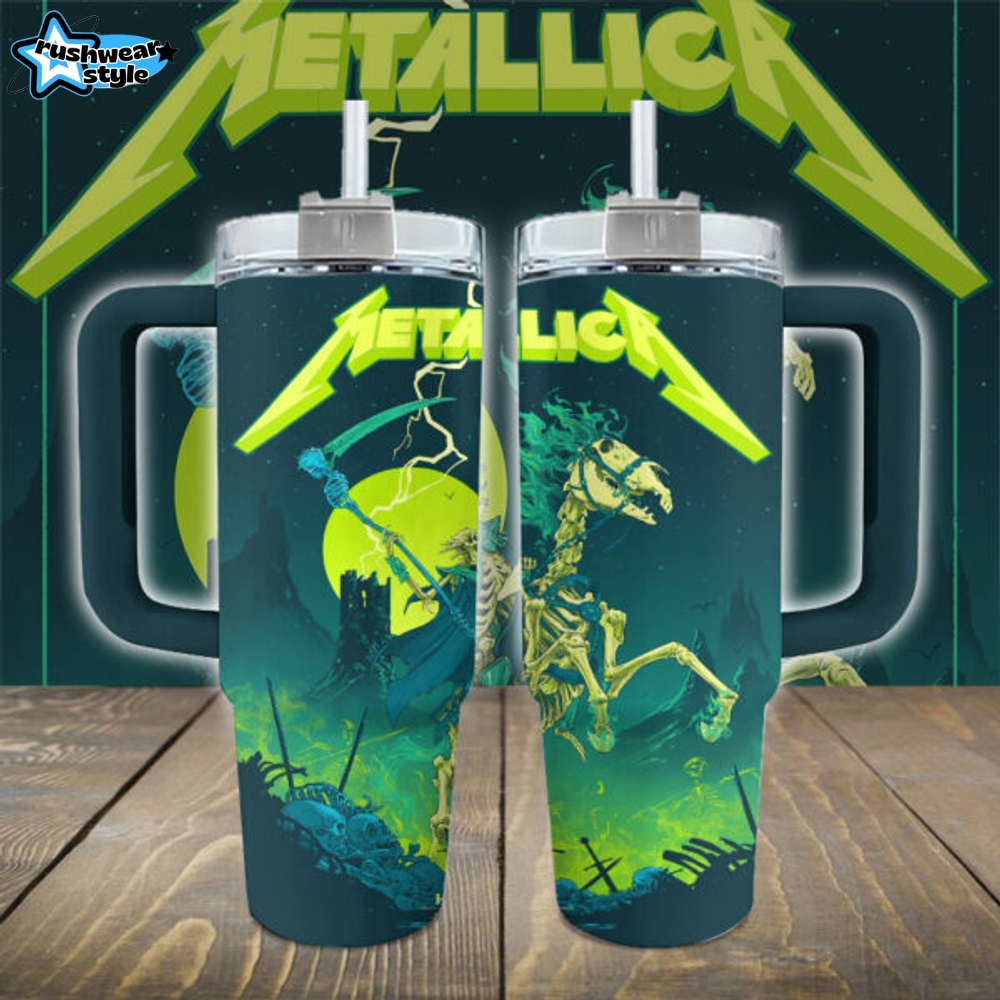 Metallica M72 World Tour Houston 2025 Limited Stanley Tumbler Metallica M72 World Tour Houston 2025 Limited Stanley Tumbler