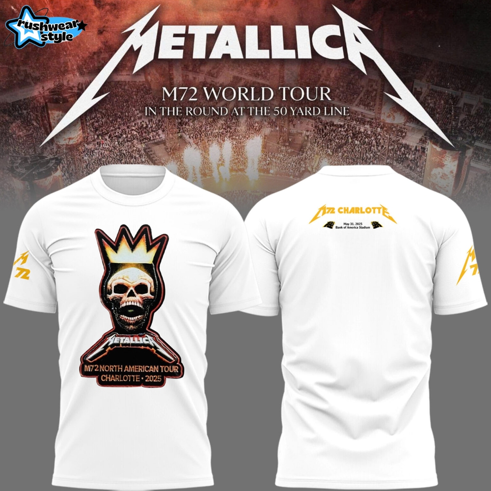 Metallica M72 World Tour M72Charlotte Limited Edition Shirt Metallica M72 World Tour M72Charlotte Limited Edition Shirt