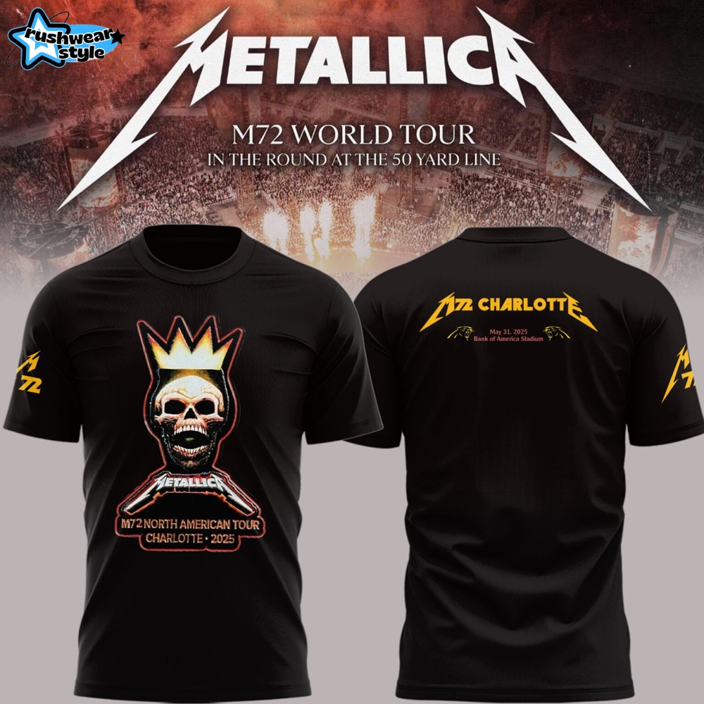 Metallica M72 World Tour M72Charlotte Limited Edition Shirt Metallica M72 World Tour M72Charlotte Limited Edition Shirt