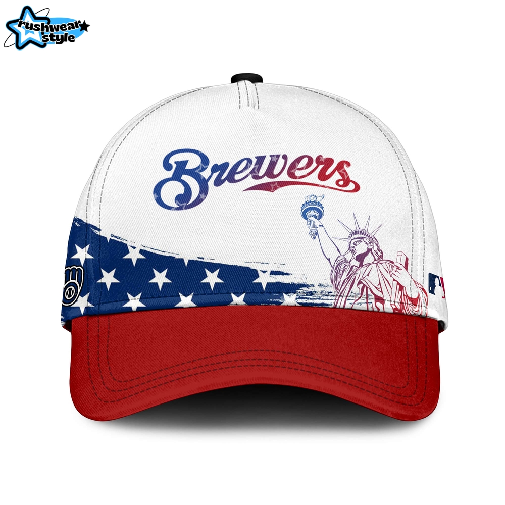 Milwaukee Brewers x 4th Of July USA Baseball Jersey 2025 Milwaukee Brewers x 4th Of July USA Baseball Jersey 2025