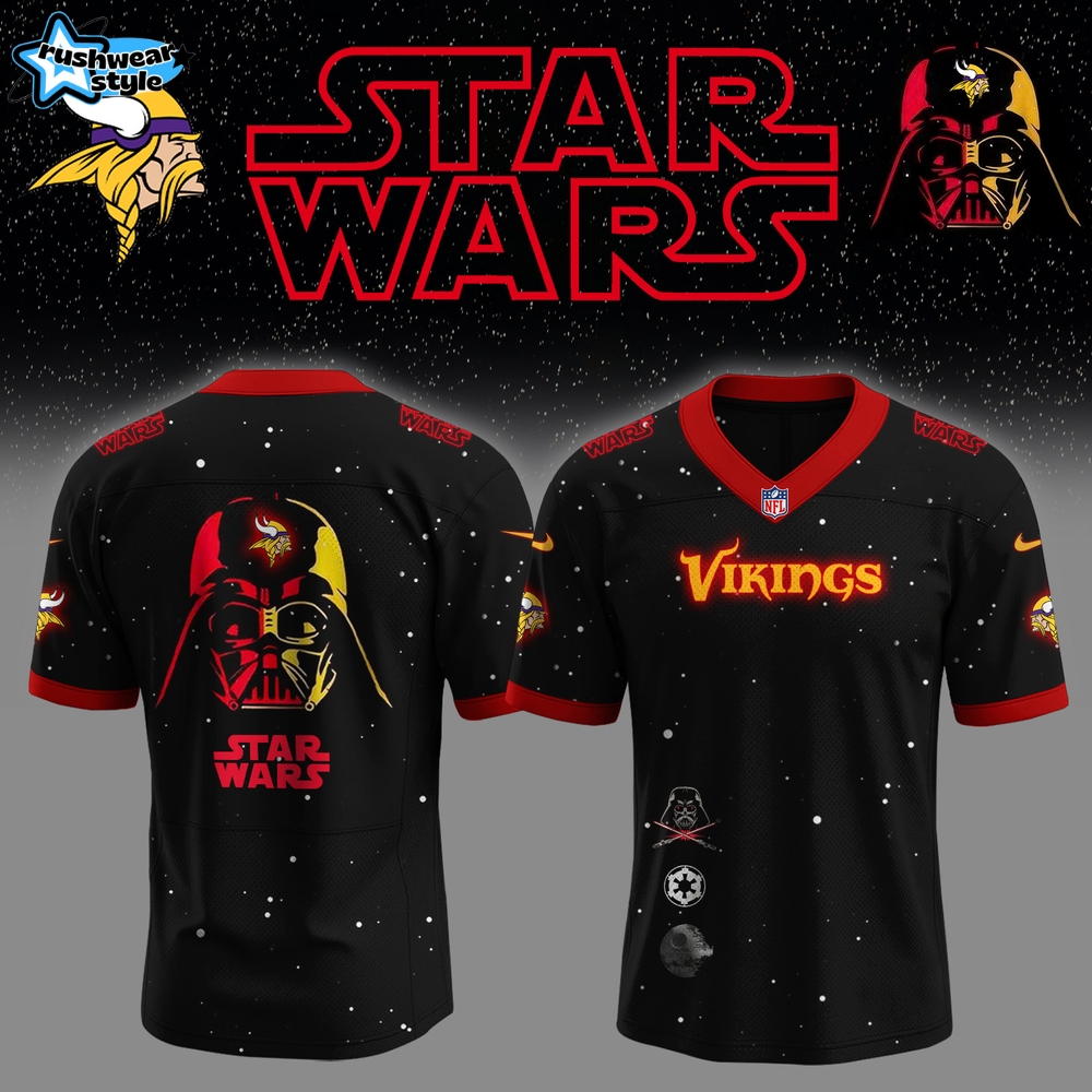 Minnesota Vikings NFL x Star Wars Night 2025 Football Jersey Minnesota Vikings NFL x Star Wars Night 2025 Football Jersey