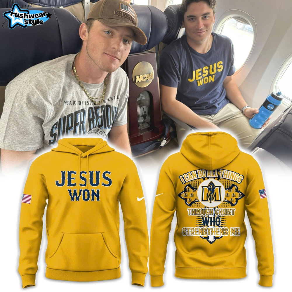 Murray State Racers x JESUS WON Special Hoodie Murray State Racers x JESUS WON Special Hoodie