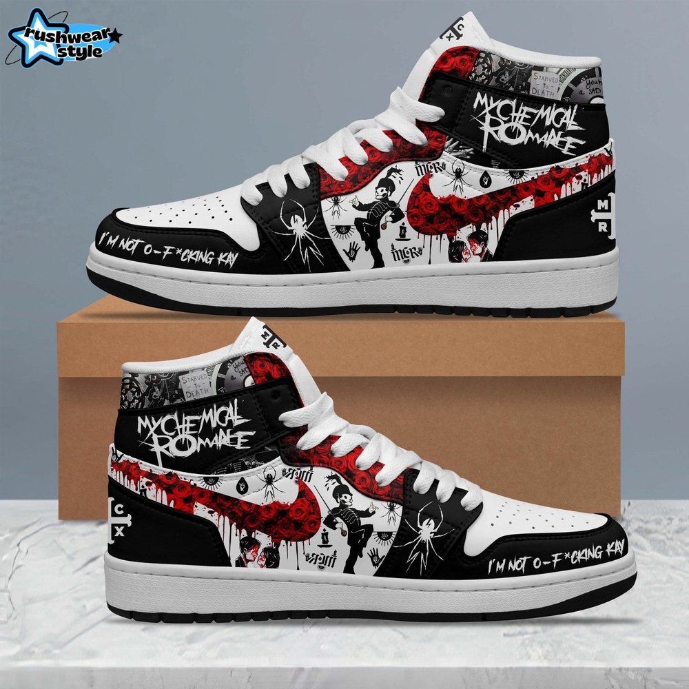 My Chemical Romance Limited Edition Air Jordan 1 Shoes My Chemical Romance Limited Edition Air Jordan 1 Shoes