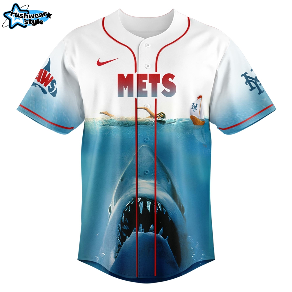 New York Mets MLB x JAWS 50th Anniversary Jersey 2025 New York Mets MLB x JAWS 50th Anniversary Jersey 2025