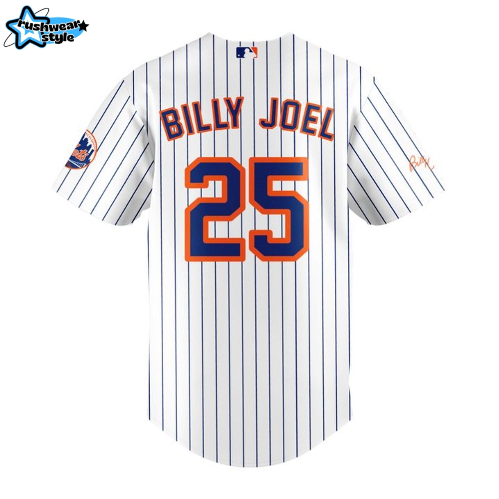New York Mets x Billy Joel Sting One Night One Stage Baseball Jersey New York Mets x Billy Joel Sting One Night One Stage Baseball Jersey