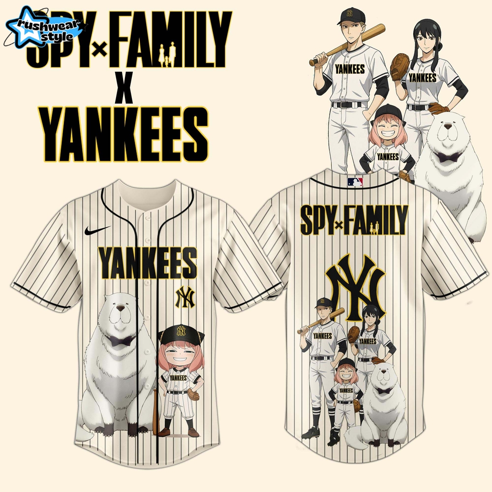 New York Yankees x Spy Family Special Edition Baseball Jersey New York Yankees x Spy Family Special Edition Baseball Jersey