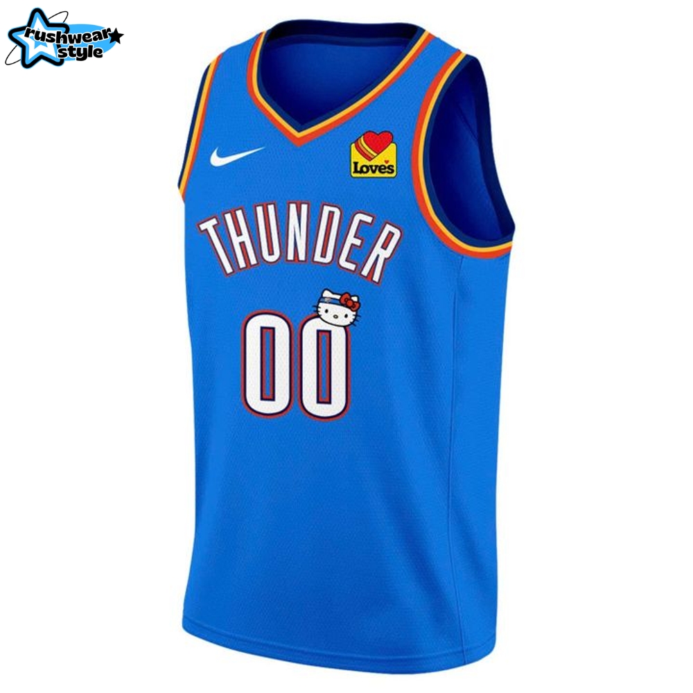 Oklahoma City Thunder Sweet Style Kitty Charm Jersey - Limited Edition Oklahoma City Thunder Sweet Style Kitty Charm Jersey - Limited Edition