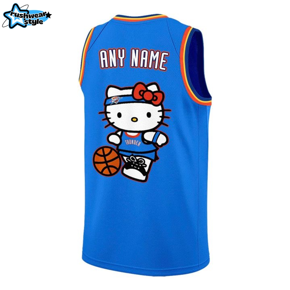 Oklahoma City Thunder Sweet Style Kitty Charm Jersey - Limited Edition Oklahoma City Thunder Sweet Style Kitty Charm Jersey - Limited Edition