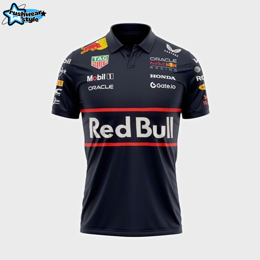 Oracle Red Bull Racing x Barcelona Spanish Grand Prix 2025 Polo Shirt Oracle Red Bull Racing x Barcelona Spanish Grand Prix 2025 Polo Shirt