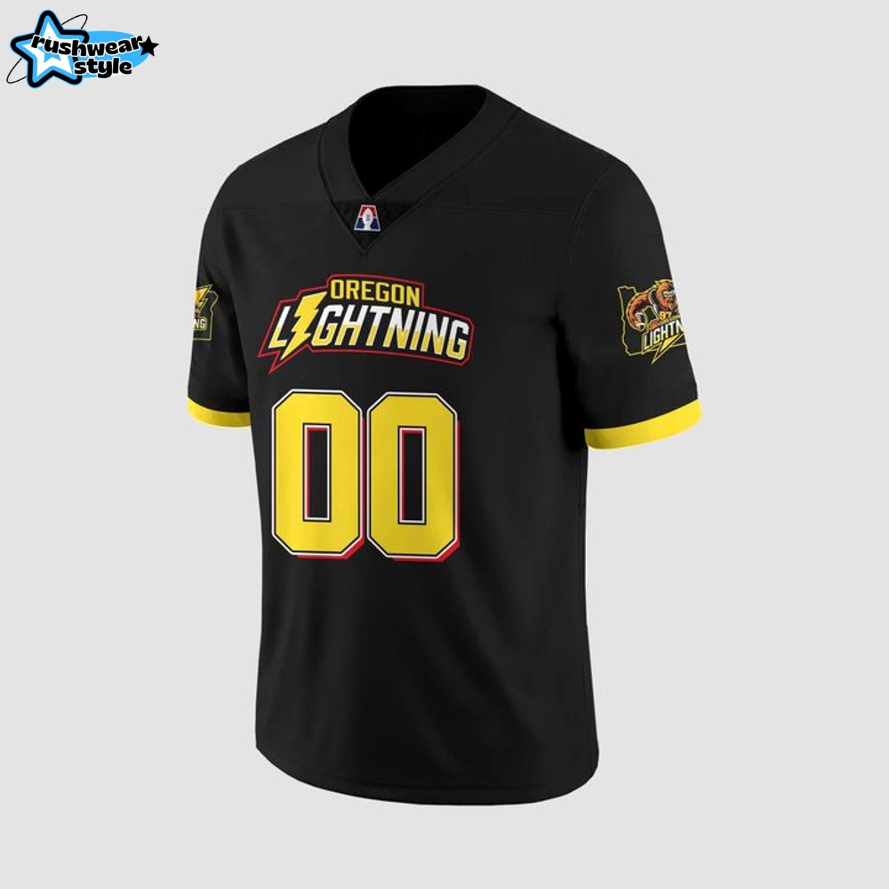 Oregon Lightning Limited Edition Custom Football Jersey Oregon Lightning Limited Edition Custom Football Jersey