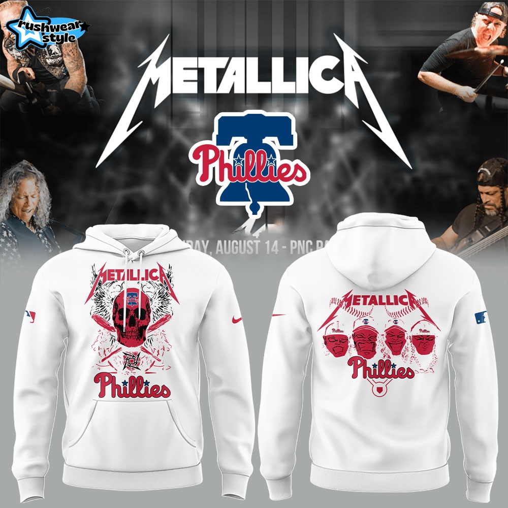 Philadelphia Phillies x Metallica M72 World Tour Special Hoodie Philadelphia Phillies x Metallica M72 World Tour Special Hoodie