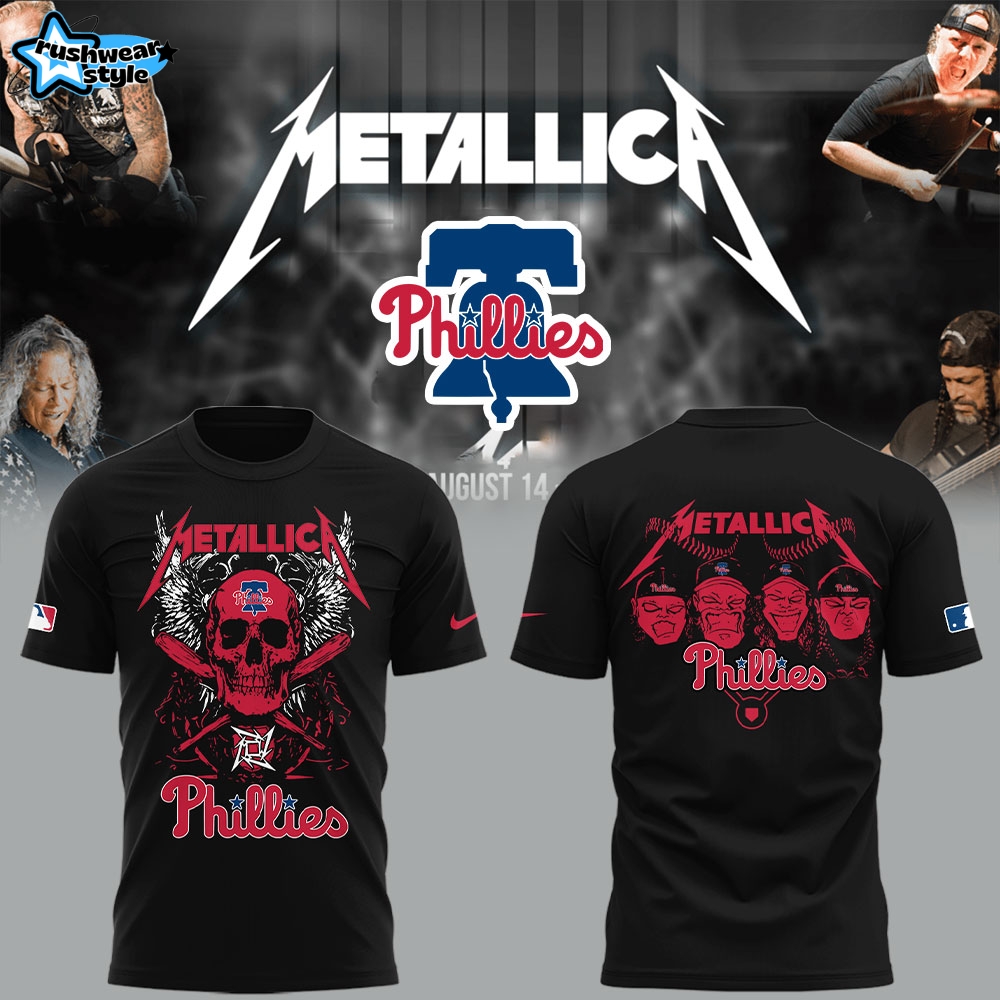 Philadelphia Phillies x Metallica M72 World Tour Special Tee Philadelphia Phillies x Metallica M72 World Tour Special Tee