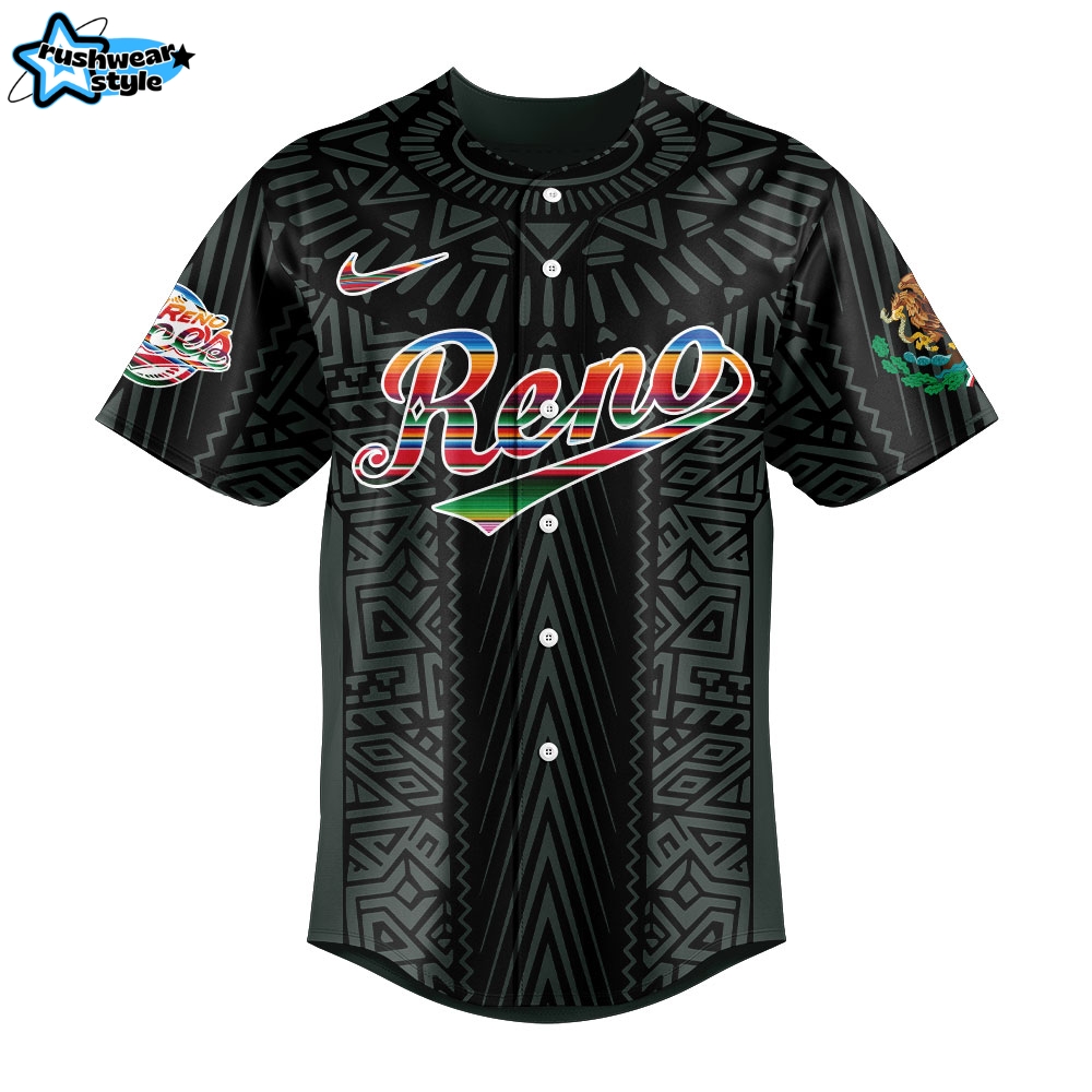 Reno Aces x Mexican Heritage Night 2025 Baseball Jersey Reno Aces x Mexican Heritage Night 2025 Baseball Jersey