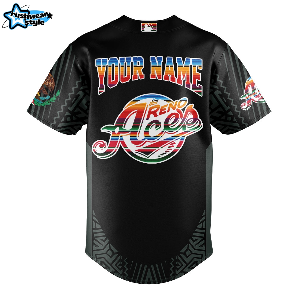 Reno Aces x Mexican Heritage Night 2025 Baseball Jersey Reno Aces x Mexican Heritage Night 2025 Baseball Jersey