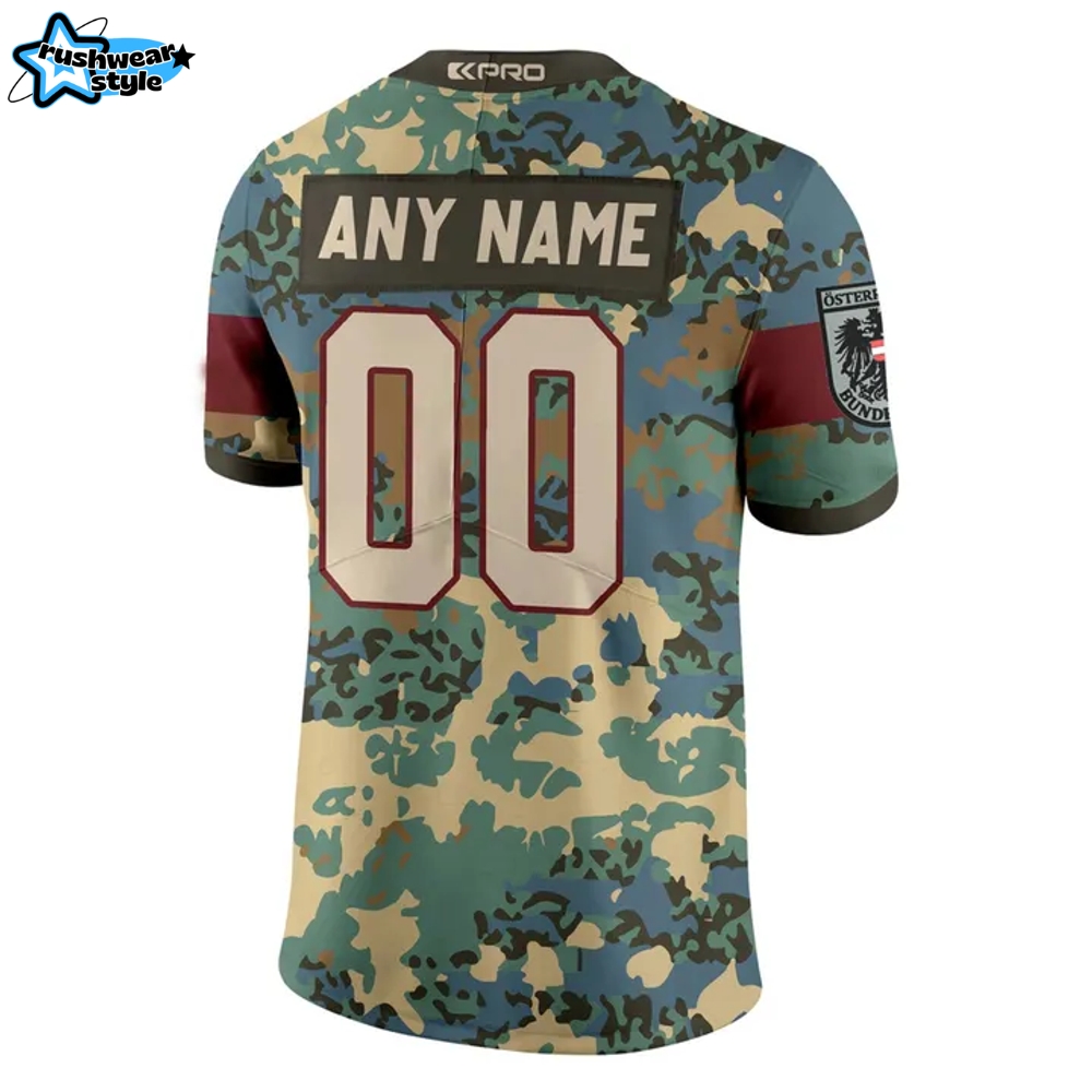 Rhein Fire Bundeswehr 2025 Camo Football Jersey Rhein Fire Bundeswehr 2025 Camo Football Jersey