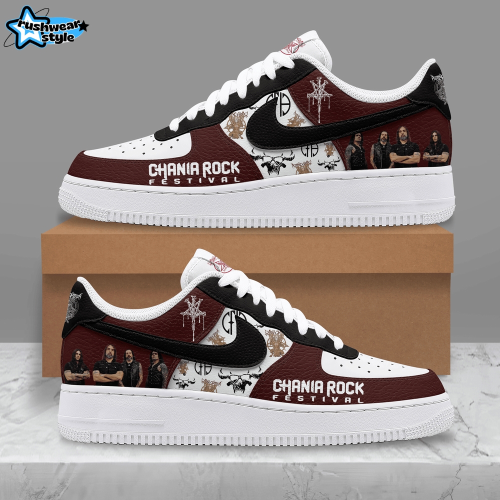 Rotting Christ Chania Rock Festival Limited Edition Air Force 1 Sneaker Rotting Christ Chania Rock Festival Limited Edition Air Force 1 Sneaker