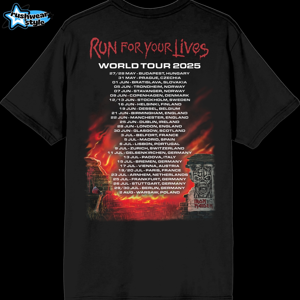 Run For Your Lives 2025 Tour Tee Run For Your Lives 2025 Tour Tee