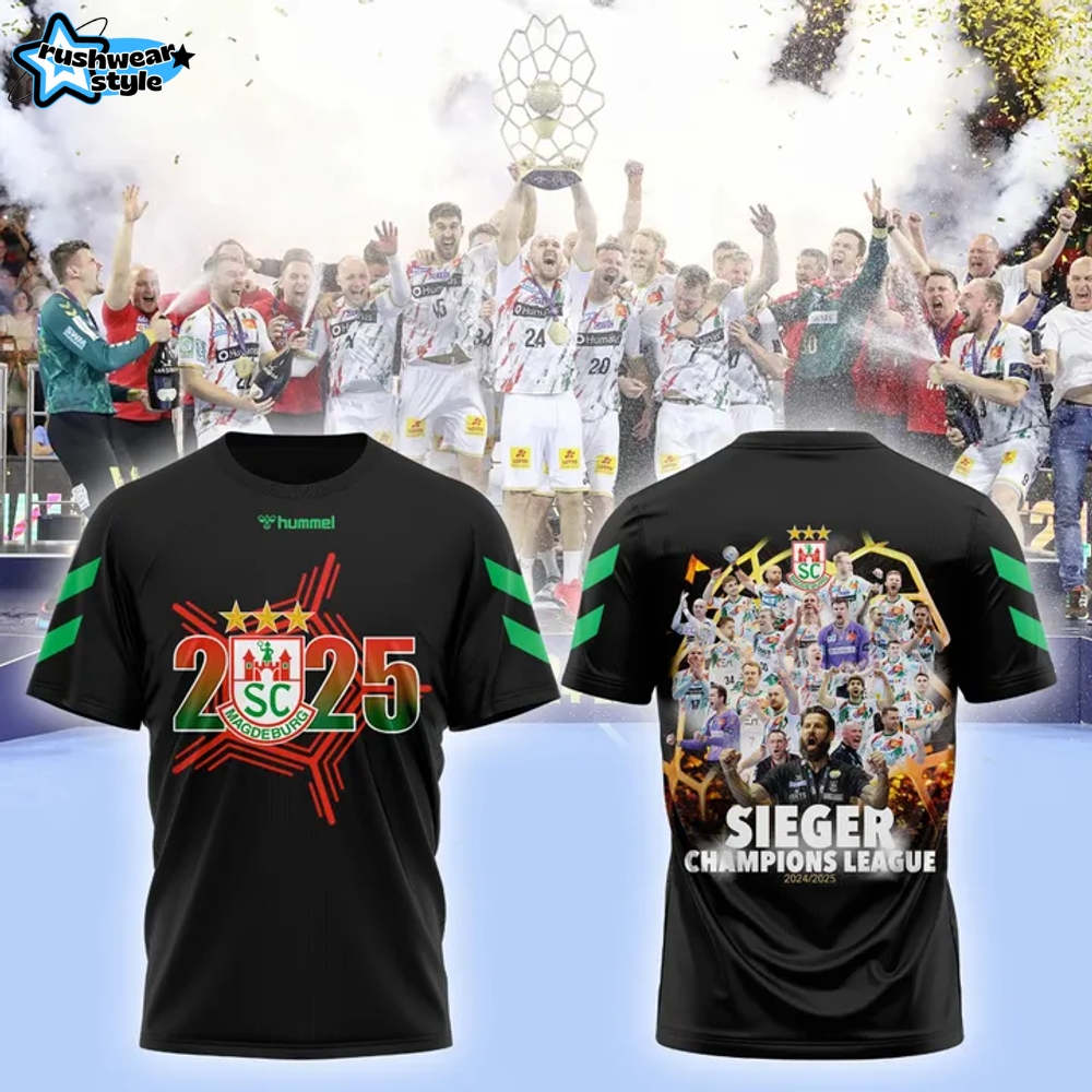 SC Magdeburg EHF Champions League 2025 Special Shirt SC Magdeburg EHF Champions League 2025 Special Shirt
