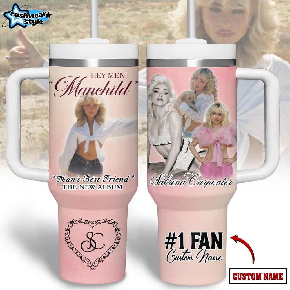 Sabrina Carpenter Man's Best Friend The New Album 2025 Stanley Tumbler Sabrina Carpenter Man's Best Friend The New Album 2025 Stanley Tumbler