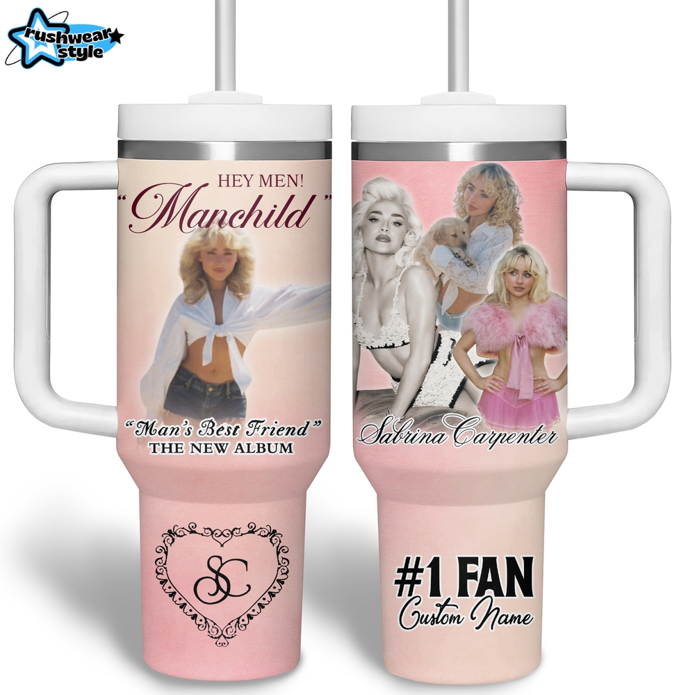 Sabrina Carpenter Man's Best Friend The New Album 2025 Stanley Tumbler Sabrina Carpenter Man's Best Friend The New Album 2025 Stanley Tumbler