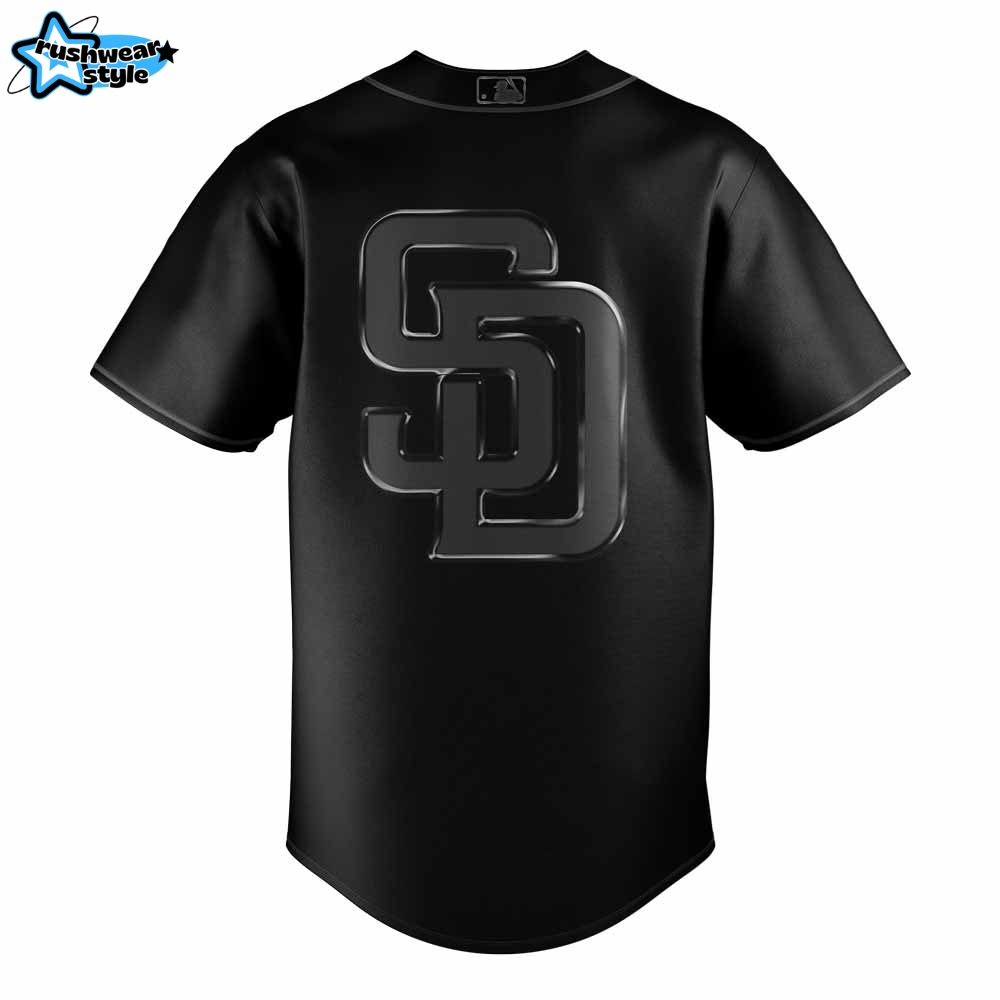 San Diego Padres Back In Black Limited Edition Jersey San Diego Padres Back In Black Limited Edition Jersey