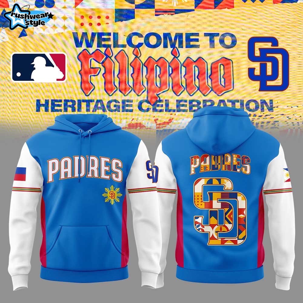 San Diego Padres Celebrating Filipino Heritage Night Hoodie Set 2025 San Diego Padres Celebrating Filipino Heritage Night Hoodie Set 2025