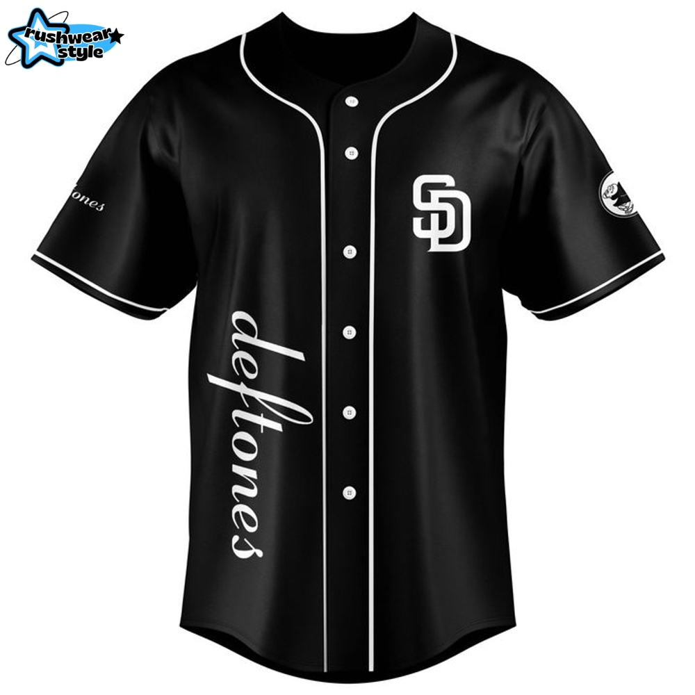 San Diego Padres Dia de los DEFTONES Special Baseball Jersey San Diego Padres Dia de los DEFTONES Special Baseball Jersey