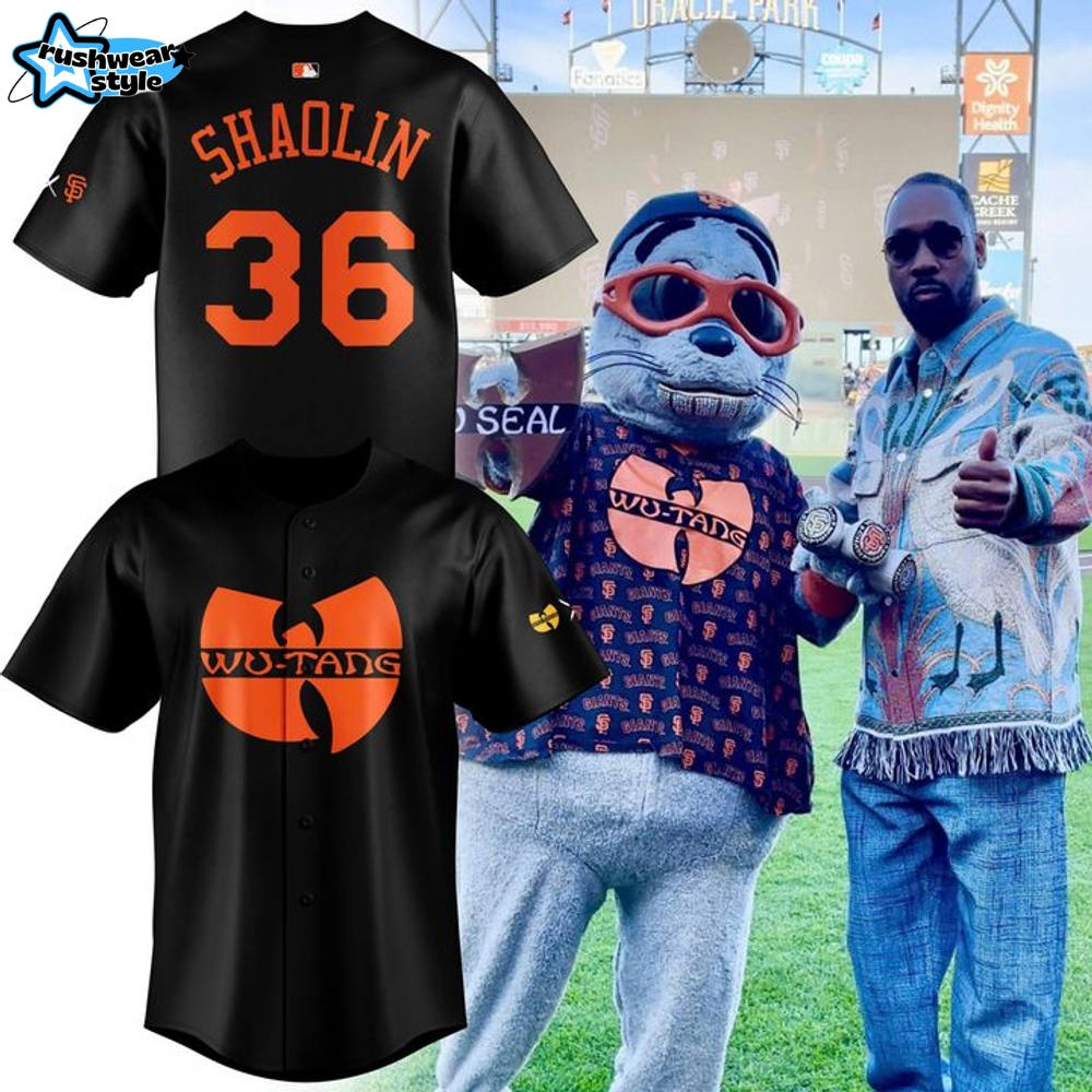 San Francisco Giants x Wu-Tang Clan 2025 Special Baseball Jersey San Francisco Giants x Wu-Tang Clan 2025 Special Baseball Jersey