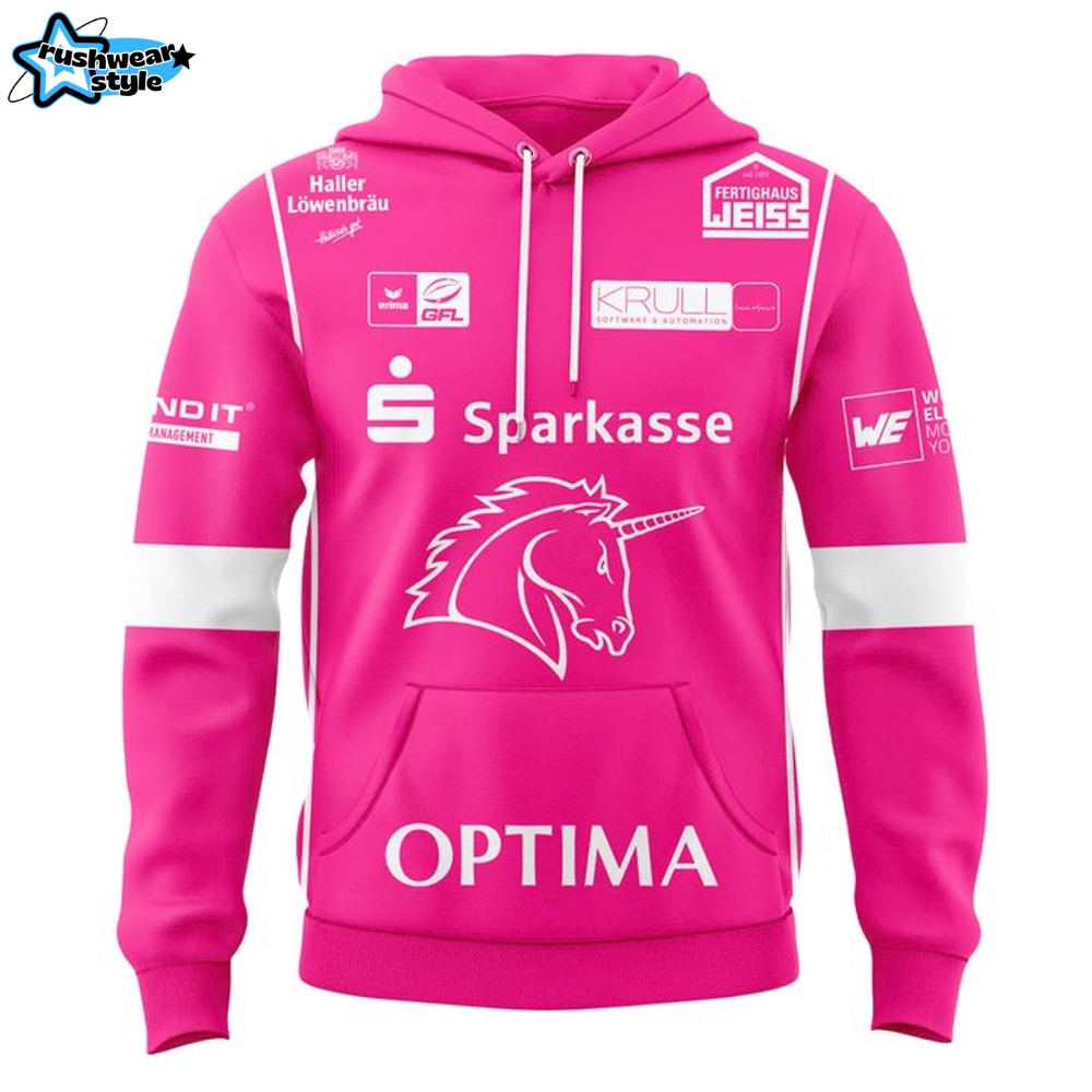 SchwaÃÂbisch Hall Unicorns Pink Bowl Limited Hoodie Set 2025 SchwaÃÂbisch Hall Unicorns Pink Bowl Limited Hoodie Set 2025