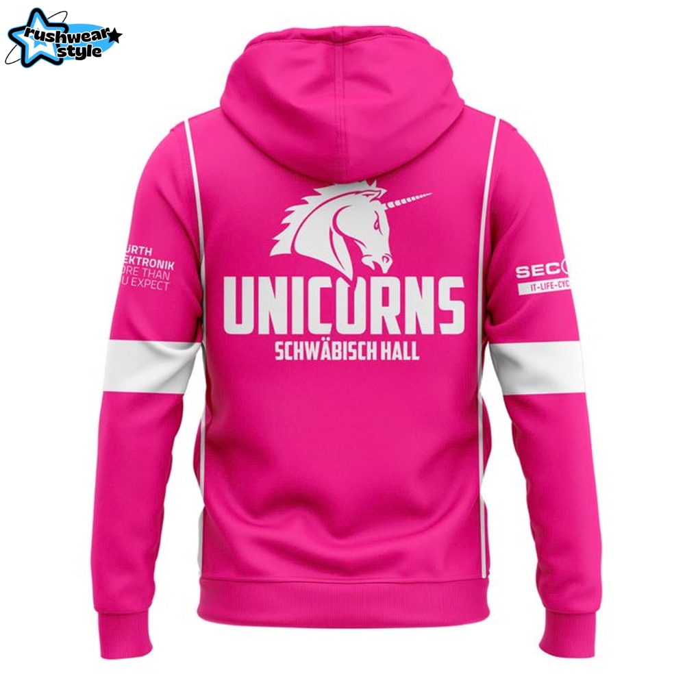 SchwaÃÂbisch Hall Unicorns Pink Bowl Limited Hoodie Set 2025 SchwaÃÂbisch Hall Unicorns Pink Bowl Limited Hoodie Set 2025