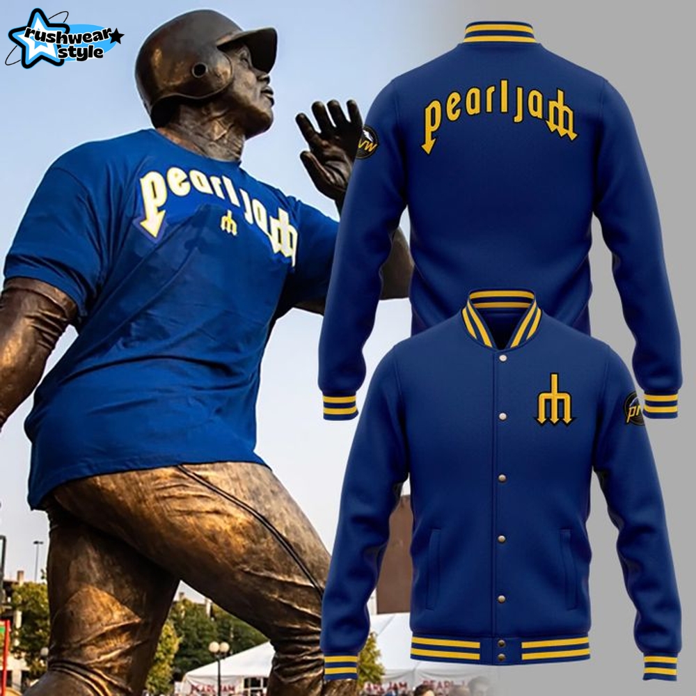 Seattle Mariners Pearl Jam Ten Club Night Special Baseball Jacket Seattle Mariners Pearl Jam Ten Club Night Special Baseball Jacket