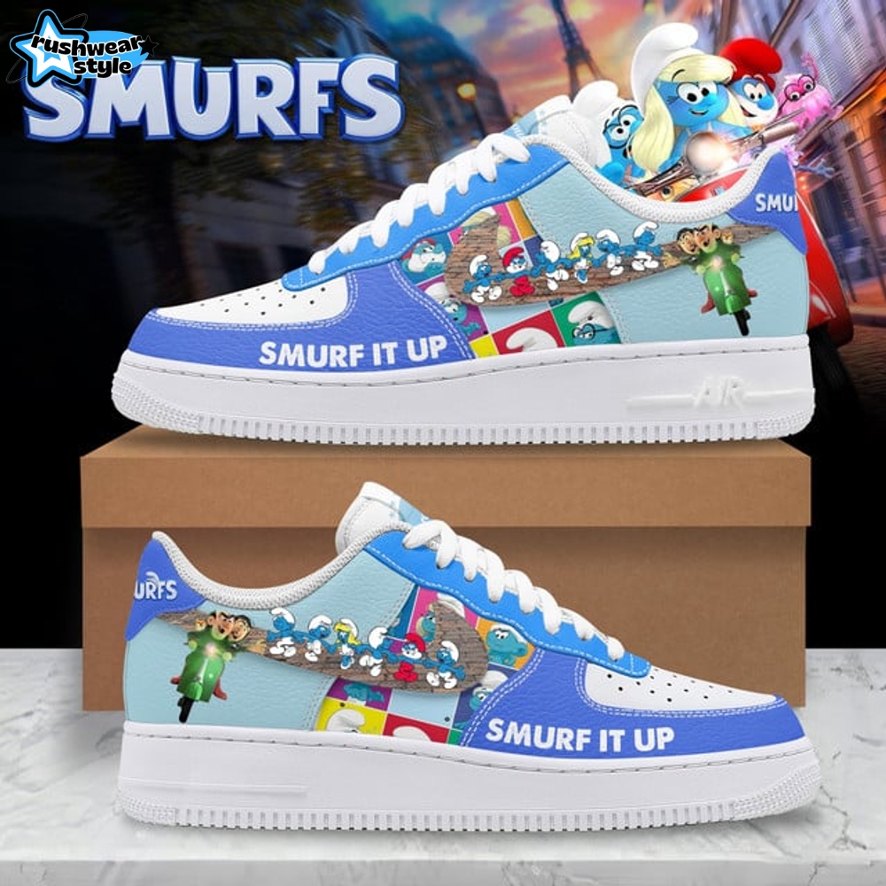 Smurfs "Smurfs It Up" Special Air Force 1 Sneaker Smurfs "Smurfs It Up" Special Air Force 1 Sneaker