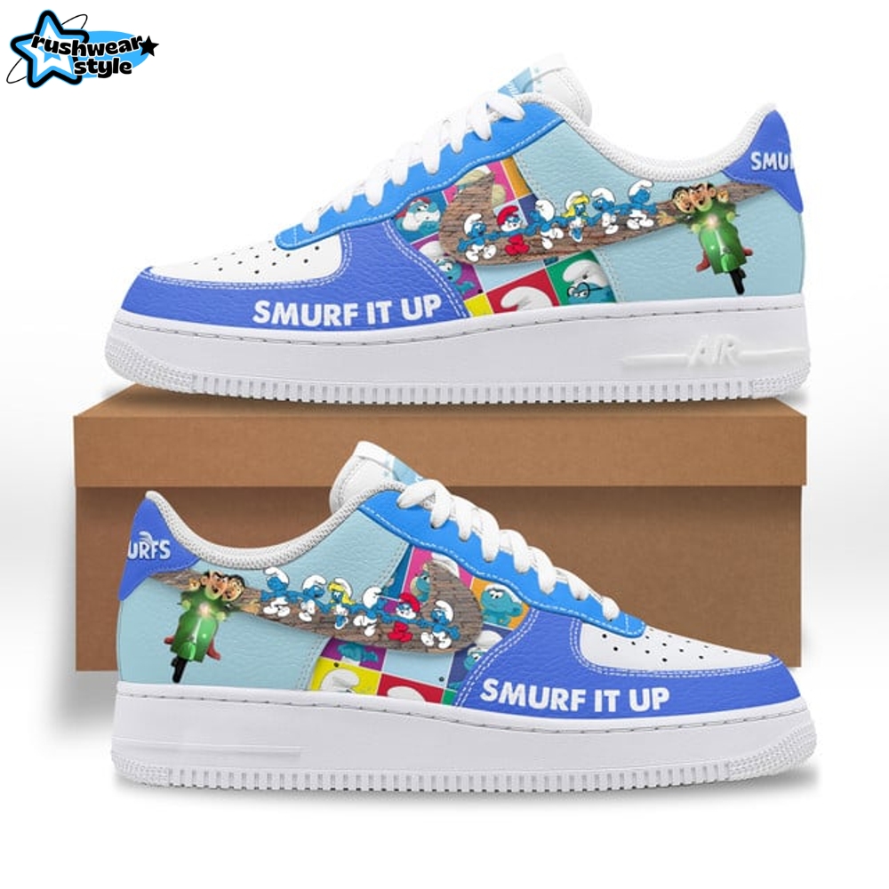 Smurfs "Smurfs It Up" Special Air Force 1 Sneaker Smurfs "Smurfs It Up" Special Air Force 1 Sneaker