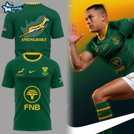 South Africa Springboks 2025 New National Team Green Shirt