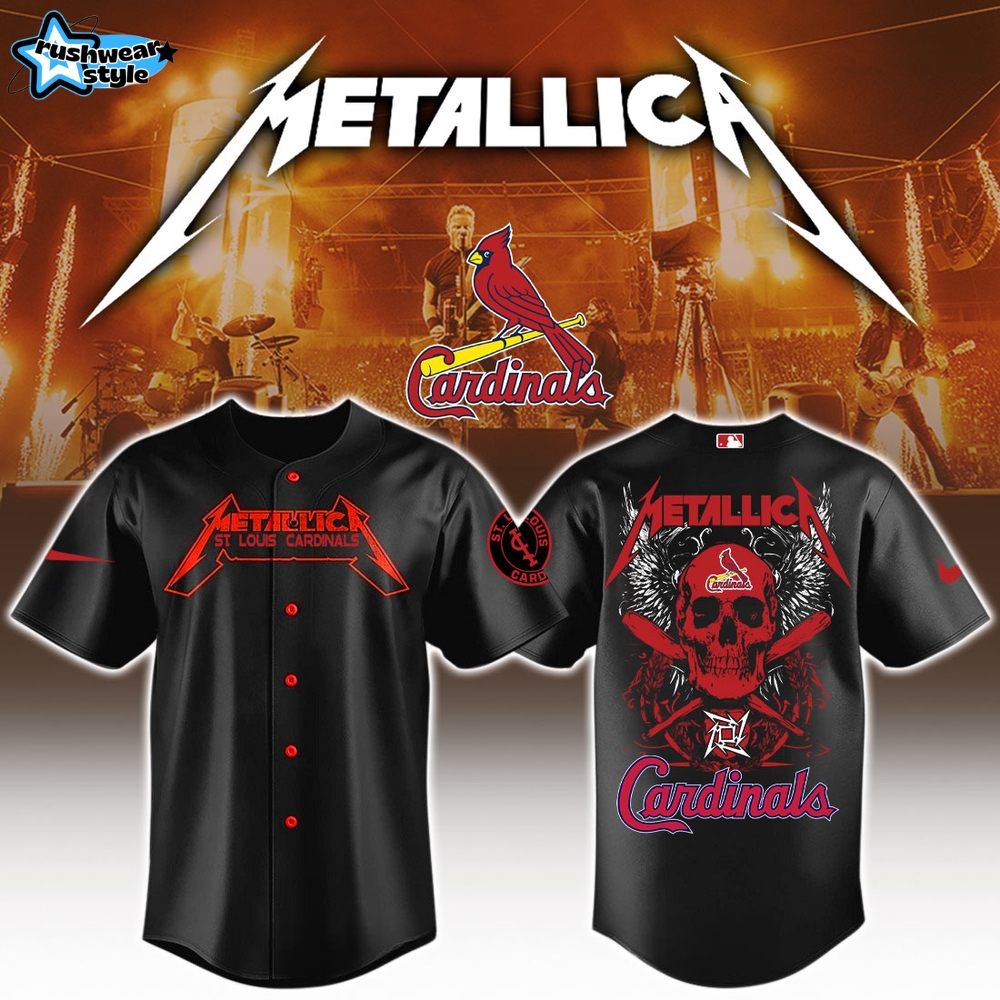 St. Louis Cardinals MLB x Metallica Jersey Limited Edition