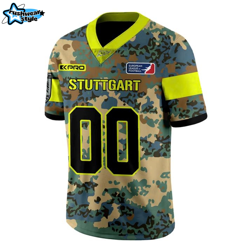 Stuttgart Surge Bundeswehr 2025 Personalized Football Jersey Stuttgart Surge Bundeswehr 2025 Personalized Football Jersey