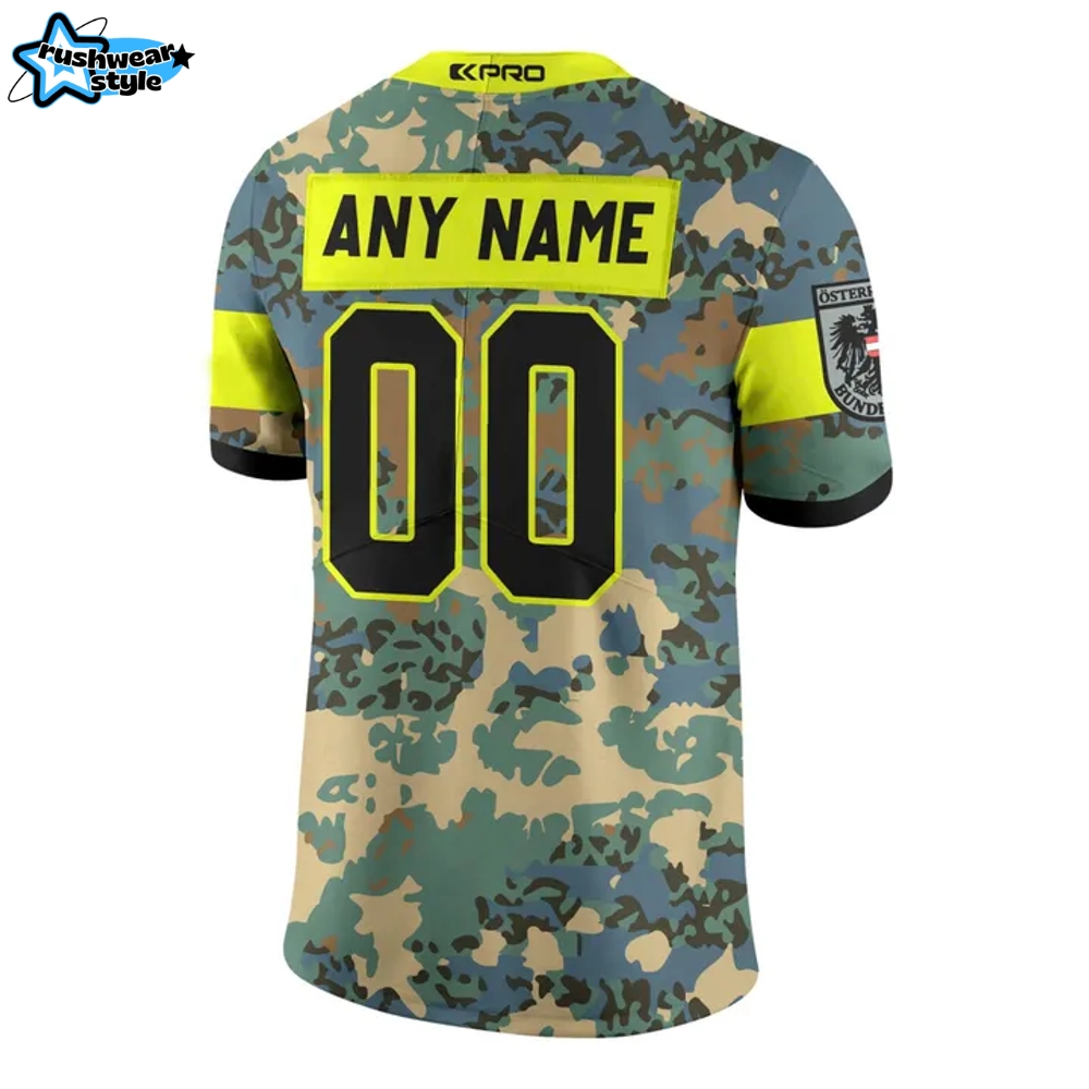 Stuttgart Surge Bundeswehr 2025 Personalized Football Jersey Stuttgart Surge Bundeswehr 2025 Personalized Football Jersey