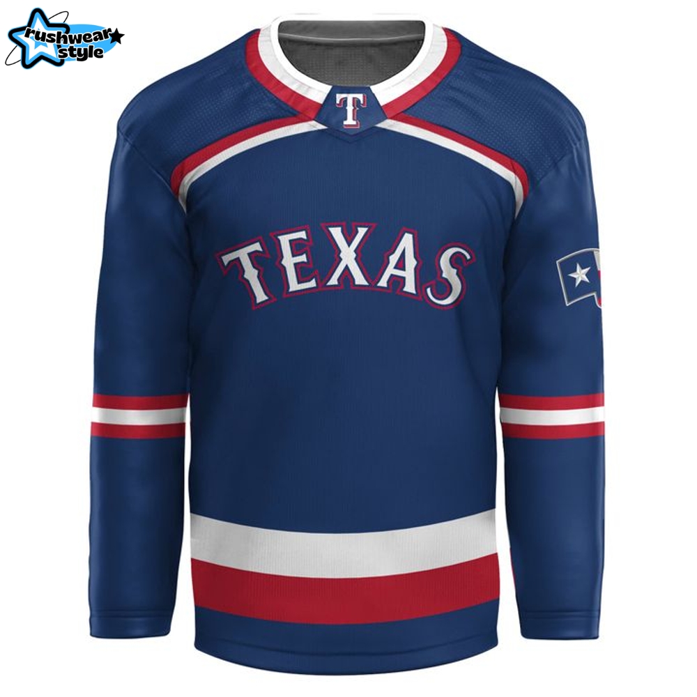 Texas Rangers Limited Edition Hockey Jersey Texas Rangers Limited Edition Hockey Jersey