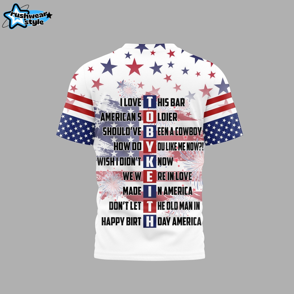 Toby Keith Happy 4th Of July Premium Shirt Toby Keith Happy 4th Of July Premium Shirt