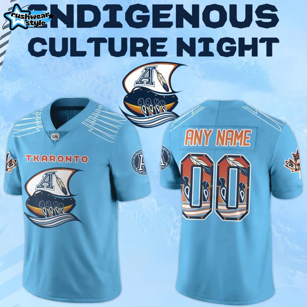 Toronto Argonauts 2025 National Indigenous History Month Football Jersey Toronto Argonauts 2025 National Indigenous History Month Football Jersey
