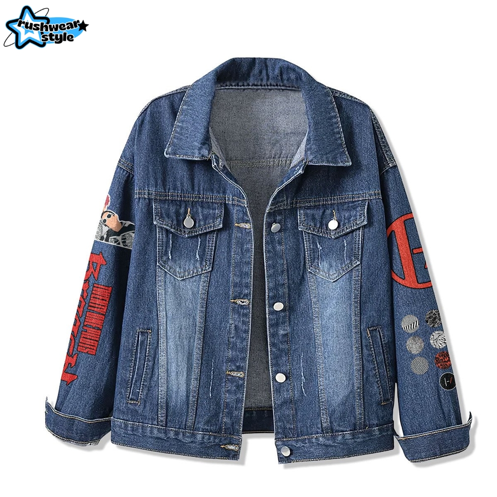 Twenty One Pilots The Clancy Tour Breach 2025 Denim Jacket Twenty One Pilots The Clancy Tour Breach 2025 Denim Jacket