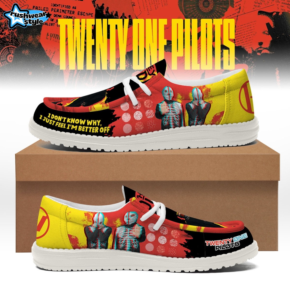 Twenty One Pilots The Clancy Tour Breach 2025 Hey Dude Shoes Twenty One Pilots The Clancy Tour Breach 2025 Hey Dude Shoes