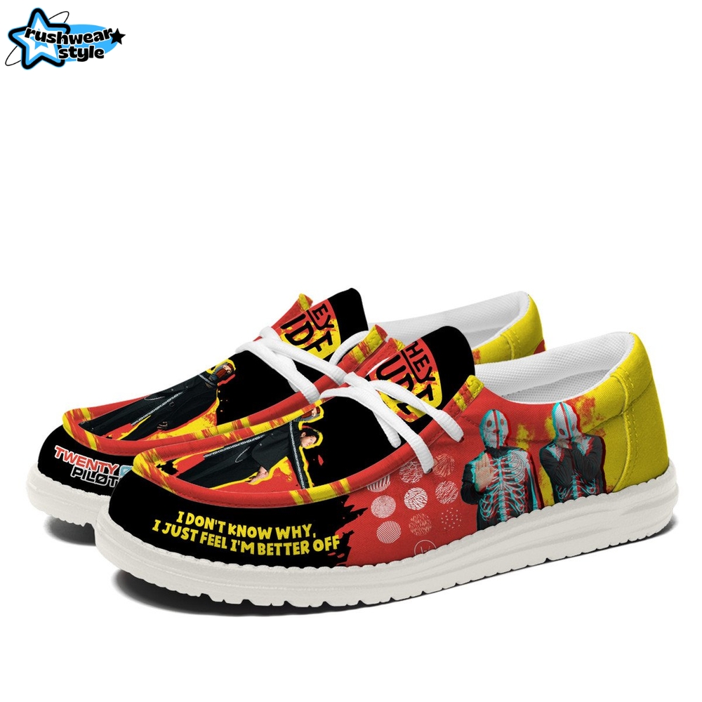 Twenty One Pilots The Clancy Tour Breach 2025 Hey Dude Shoes Twenty One Pilots The Clancy Tour Breach 2025 Hey Dude Shoes