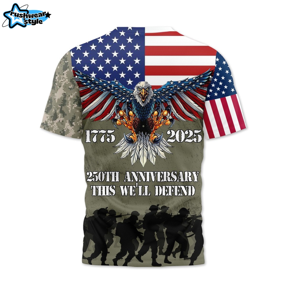 US Army Veteran 250th Anniversary Special Edition Shirt US Army Veteran 250th Anniversary Special Edition Shirt