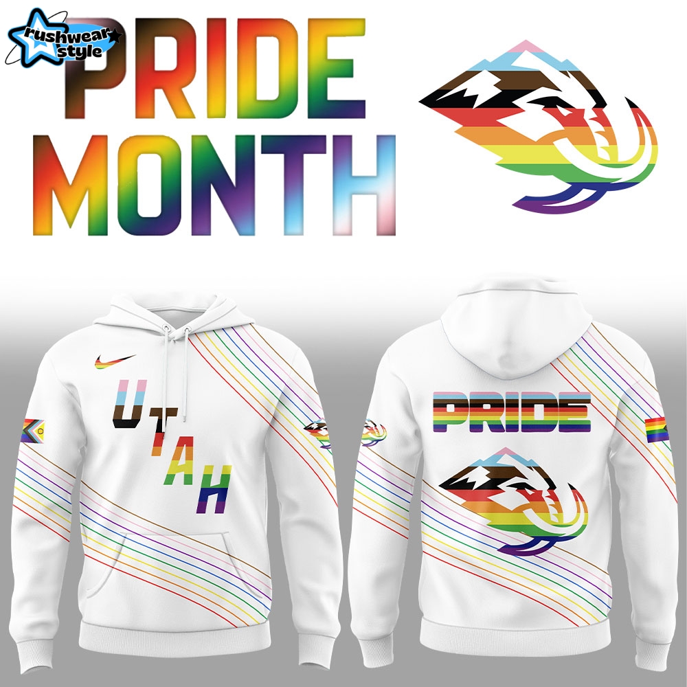 Utah Mammoth Happy Pride Month 2025 Hoodie Set Utah Mammoth Happy Pride Month 2025 Hoodie Set