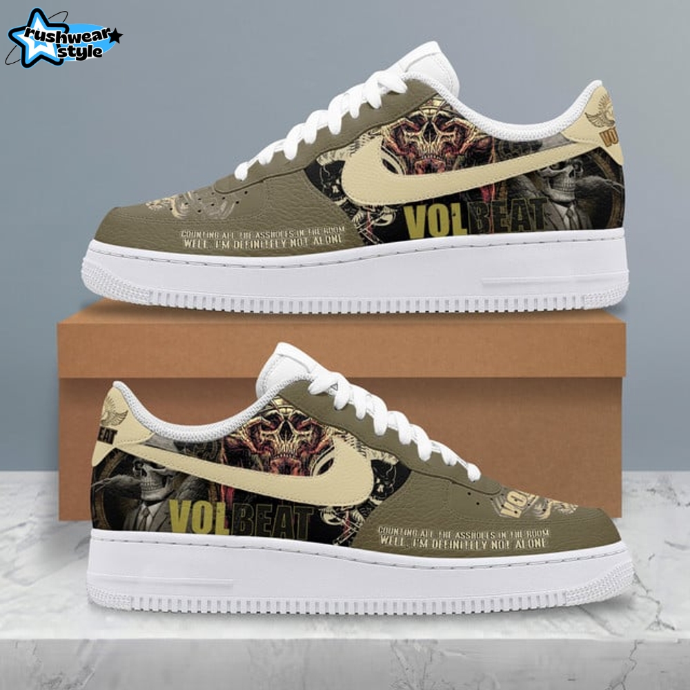 Volbeat Limtited Edition Air Force 1 Sneaker Volbeat Limtited Edition Air Force 1 Sneaker