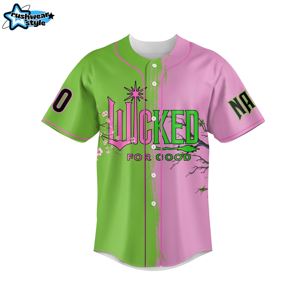 Wicked For Good You Will Be Changed 2025 Baseball Jersey Wicked For Good You Will Be Changed 2025 Baseball Jersey