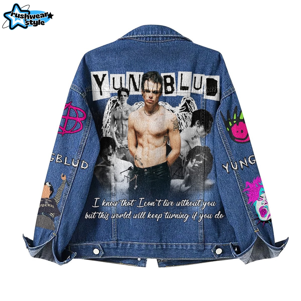 Yungblud 2025 Idols World Tour Premium Denim Jacket Yungblud 2025 Idols World Tour Premium Denim Jacket