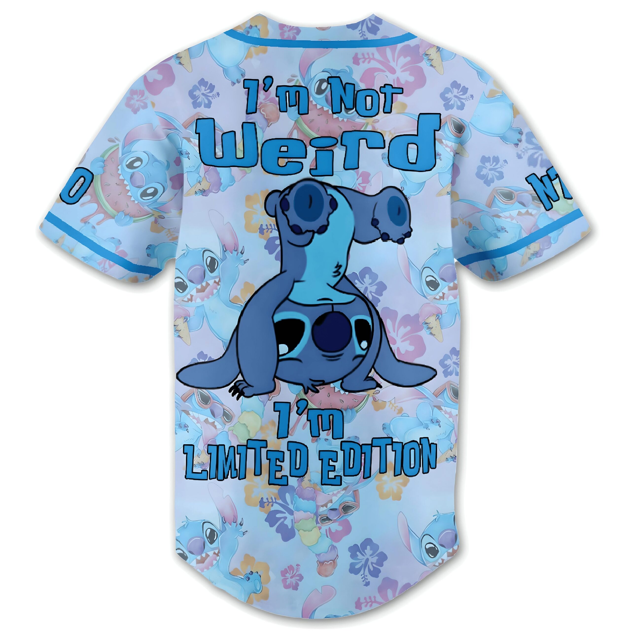 Stitch New 2025 I'm Not Weird Customized Baseball Jersey Stitch New 2025 I'm Not Weird Customized Baseball Jersey